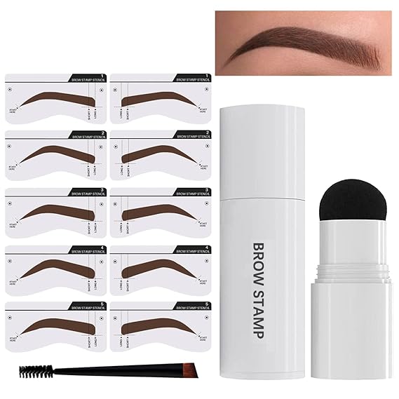 Eyebrow Stamp Stencil Kit