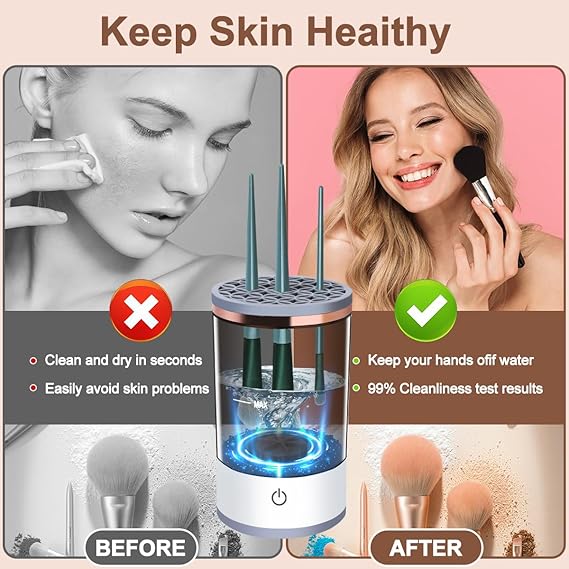 Electric Makeup Brush Cleaner Machine