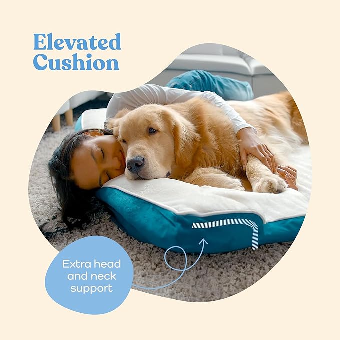 Orthopedic Sofa Dog Bed, Removable Washable Cover & Nonslip Bottom.