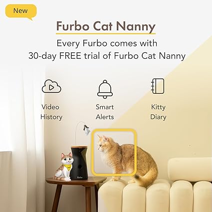 Furbo Rotating 360° View Wide-Angle Pet Camera