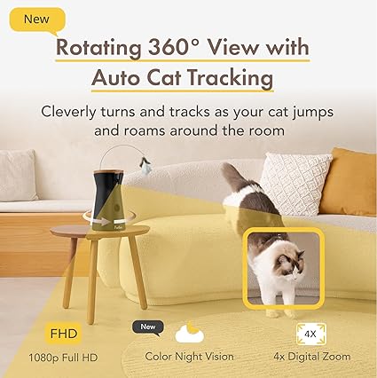 Furbo Rotating 360° View Wide-Angle Pet Camera