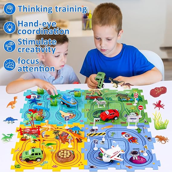 68PCS Puzzle Racer Kids Car